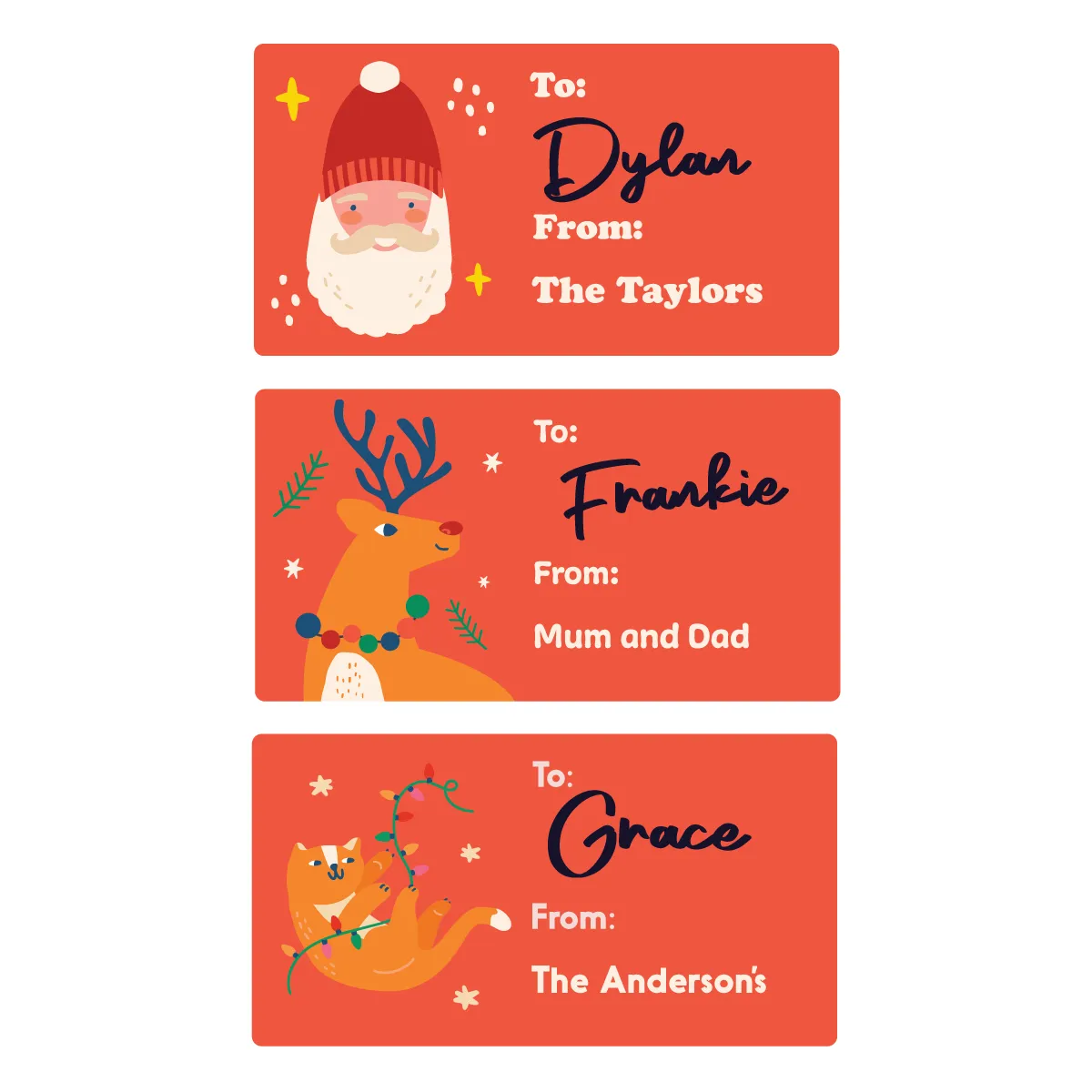 Christmas Gift Labels