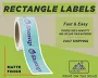 Custom Labels on Roll: Water-Resistant Matte Paper (2" x 4")