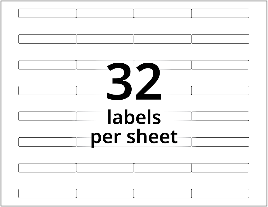 A4 Supplies A4 4-Bank Clear Adhesive Tab Labels