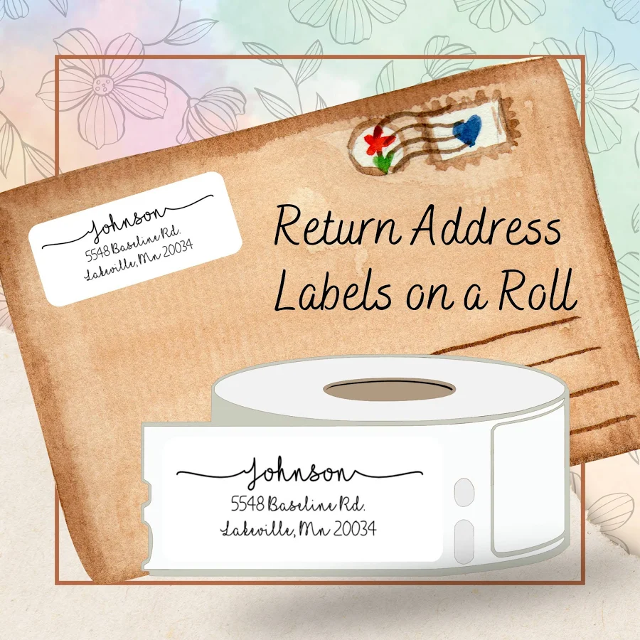 Custom Personalized Self-Adhesive Address Sheet Labels