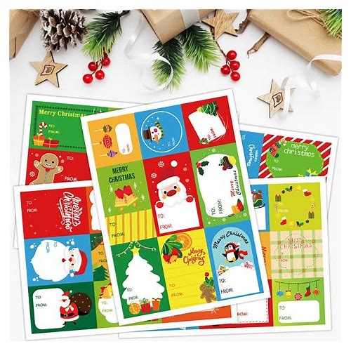 BEATRI Christmas Gift Stickers 1…