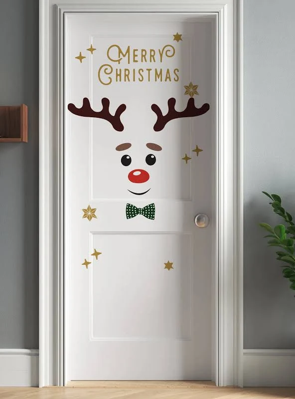 Holiday Reindeer Snowman Stickers