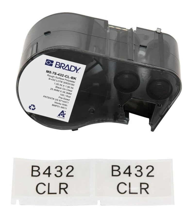 Brady Multi-Purpose Clear Polyester Labels