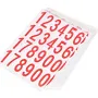 Unique Bargains Office Warehouse Self-Adhesive Mailbox Number Stickers