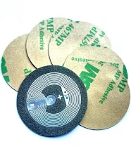 Customization 13.56mhz Rfid Mini Label 144byte Nfc Tag 213 Chip Rfid Label Tags Nfc Sticker Nfc Wet Inlay Sticker With Glue