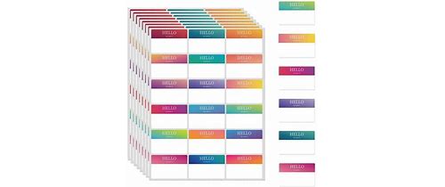 Scheam 450Pcs Adhesive Name …