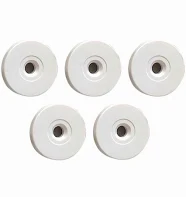5pcs 25mm Rfid Checkpoints Label Tag Guard Tour Patrol System Anti-Metal NFC 213 Chip 13.56MHz 144bytes White,5 * Rfid Tag,White