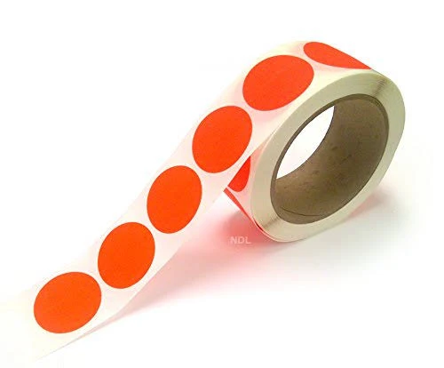 1.5" Circle Color Stickers