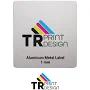 Custom Aluminum Metal Label: UV Printed Adhesive (1mm)