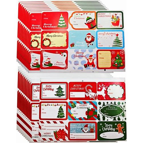 Christmas Gift Tags Sticker, 180P…