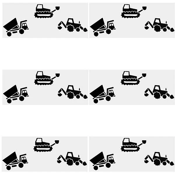Nbeads Waterproof PVC Self Adhesive Stickers, Black, 255x103x0.2mm PVC Others