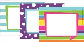 Barker Creek Happy Self-Adhesive Name Tags/Labels