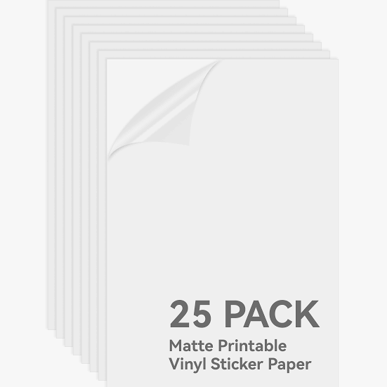 White Matte Printable Vinyl Sticker Paper White Matte Printable Vinyl Sticker Paper