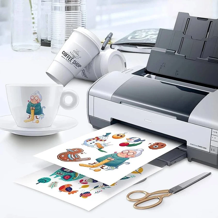 A4 Printable Vinyl Sticker Paper Self Adhesive Custom Label Inkjet