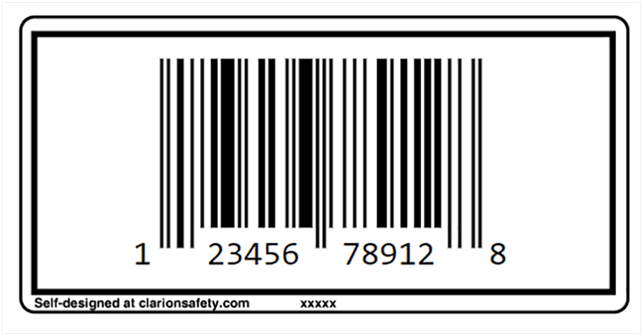 Custom Barcode Label