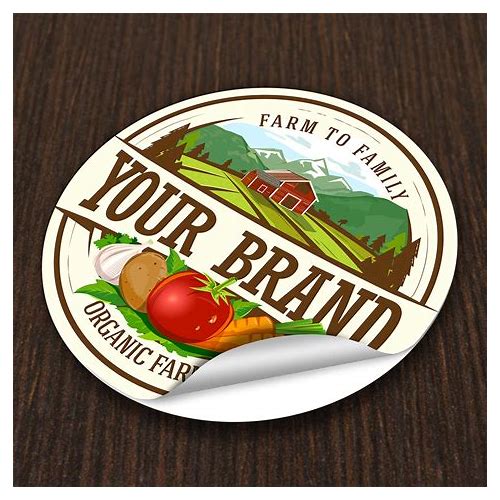 250 Custom Circle Labels - Custo…