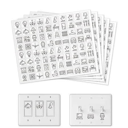 Pvc Self-Adhesive Stickers Writable Label Stickers Rectangle Black 175x220mm Sticker: 19x19mm 400pcs/set 5 sheets/set Black