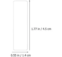 Honmeet Removable Double Sided Tape Clear Stickers Transparent 5 Boxes 300 Pieces 1.8X0.6in