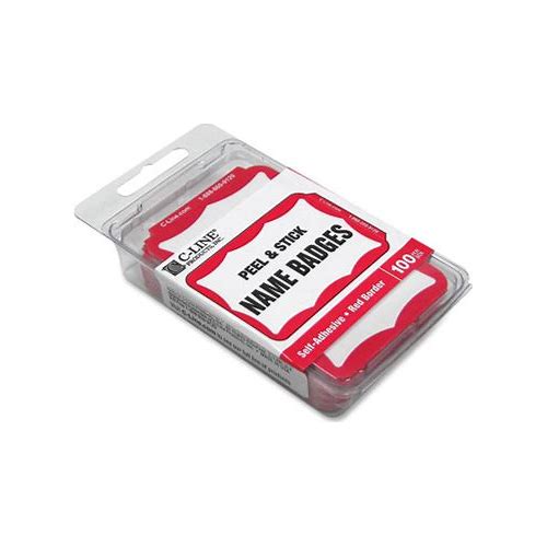 C-Line Self-Adhesive Name Tags …