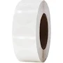 Hybsk Clear Seal Sticker Labels 1" Round Circle Wafer Stickers/Labels 1,000 Per Roll (1 roll)