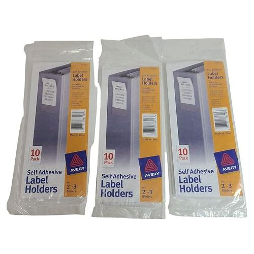 Avery Self Adhesive Label Holder…