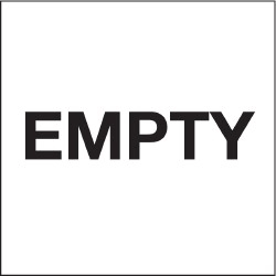 NMC Empty Shipping Label DL168AP