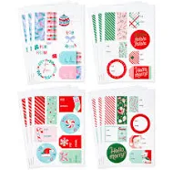 Fa La La Fun Christmas Gift Tag Stickers