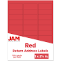 JAM Paper Red Label Mailing Address Labels