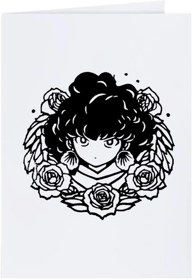 4 x 'Anime chibi' Gift Tags / Labels