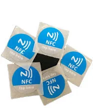 13.56mhz Round Sticker Ntag213 Ntag 215 Chip Wet Inlay Nfc Tag Write Url