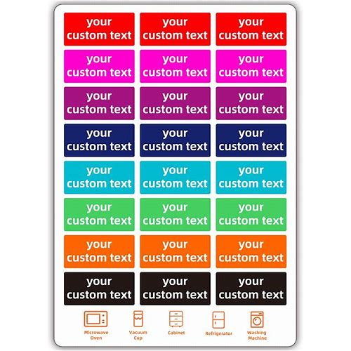 24 Pcs Custom Small Name Label…