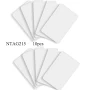 10pcs Blank NFC Tag NTAG215 Contactless IC Smart (White)