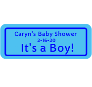 Baby Shower Stickers, Labels, Tags Its A Girl Or Boy, Pink Or Blue,