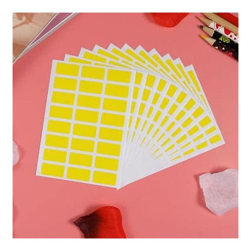 Rectangular Color Coding Sticker…