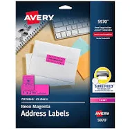 Avery High-Visibility Permanent Laser ID Labels 5970