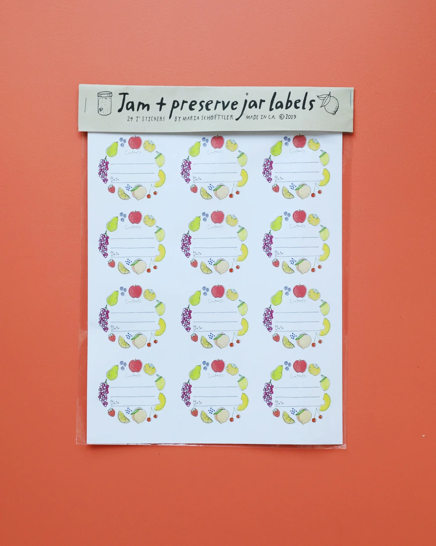 Jam Jar Labels — Maria Schoettler