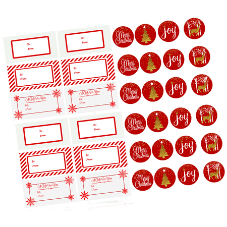 Bundleofbeauty Item#4590 Peel and Stick Gift Tag Labels and Envelope Seals