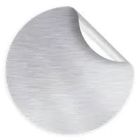 Brushed Aluminum Stickers 2