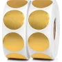 2000pcs Gold Dot Sticker Label Roll