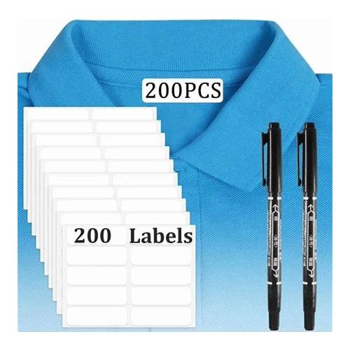 200 Pcs No-Iron Fabric Labels Wr…