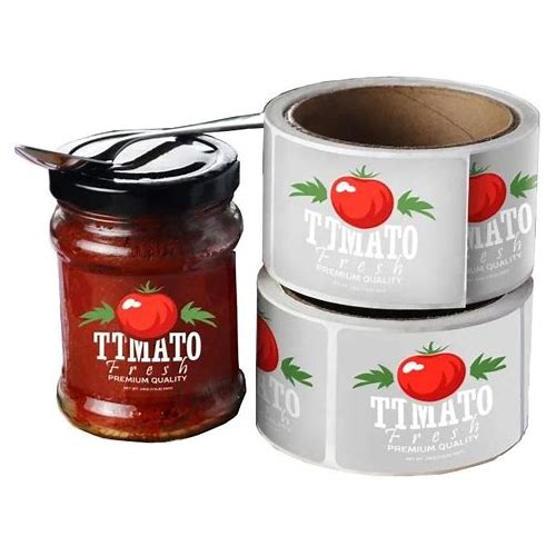 Custom Print Food Label For Jar …