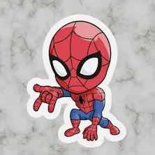 Spiderman Spidey Marvel Superhero Cool Fun Glossy Vinyl Sticker Decal | Multicol