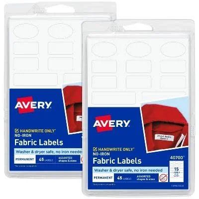 Avery No-Iron Kids Clothing Labels Washer & Dryer Safe