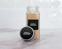 Plain Text Flat Black Minimalist Spice Labels * No Frills Plain Text * Waterproof and Oil Resistant * Pantry Organization * Multiple Sizes