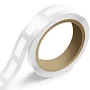 Clear 1 x 3 Inch Roll of Rectangle Labels - Tear Resistant with High Gloss Film Layer - 125 Pack - By Jam Paper