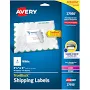 Avery Shipping Labels 3-1/2" x 5" White TrueBlock Laser/Inkjet 40 Labels