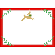 Caspari Little Reindeer Self-Adhesive Labels
