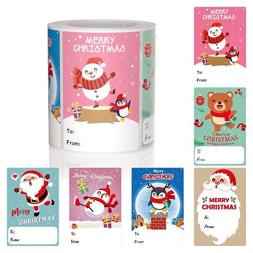 200PCS Christmas Gift Tags Stick…