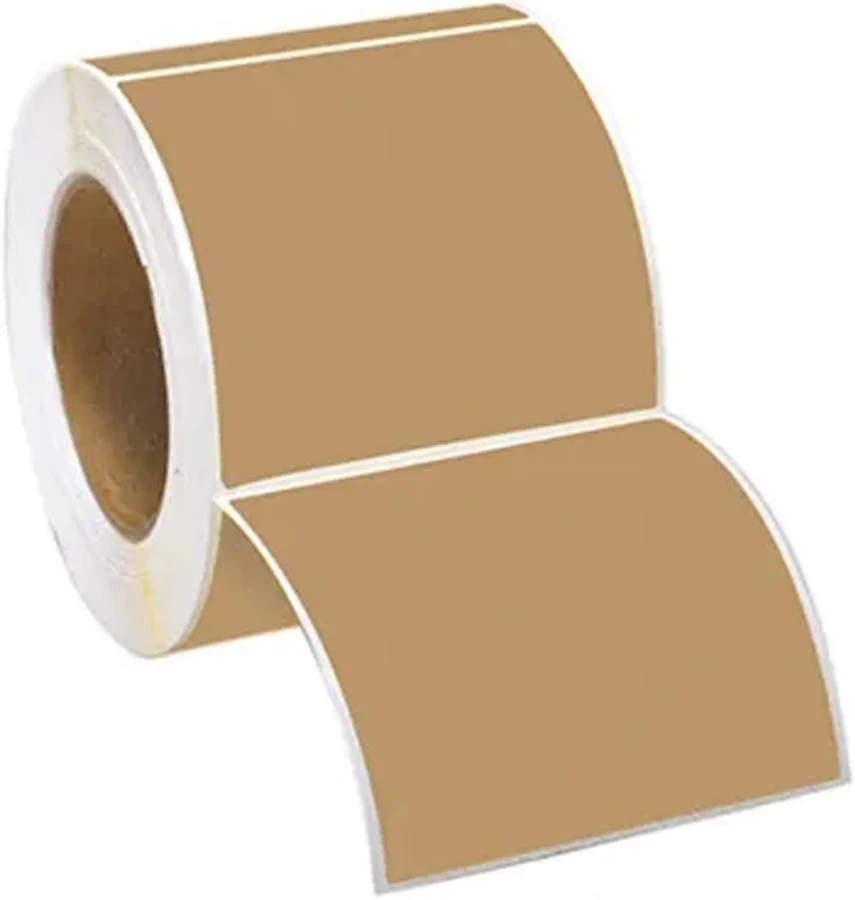 Labelmaster Shipbr3 Blank Brown Kraft Paper Label