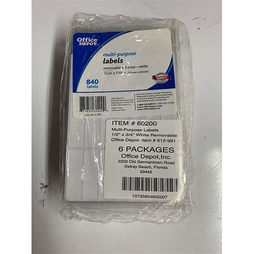 Office Depot Multi-Purpose Label…